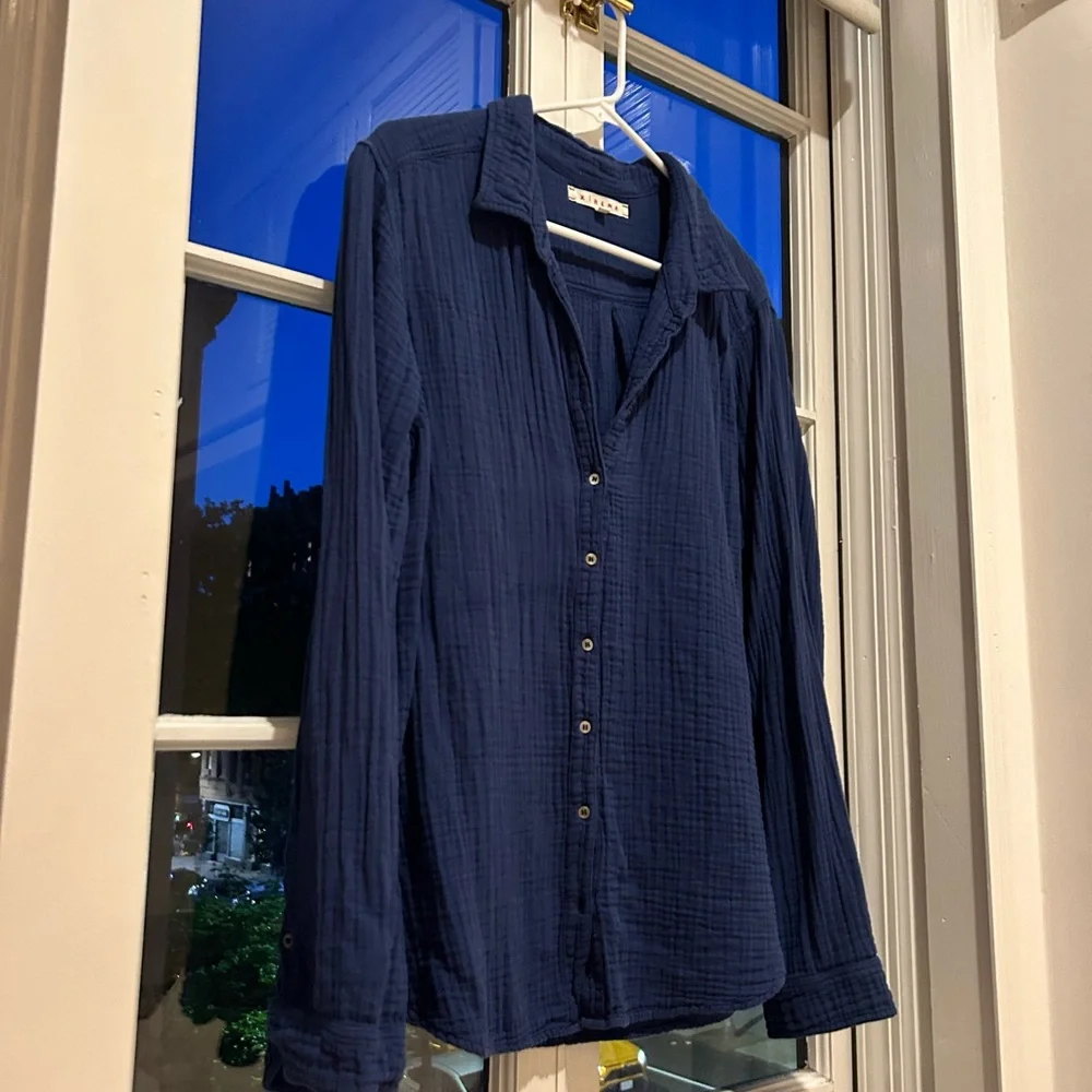 Xirena soft cotton gauze button down - Picture 1 of 6